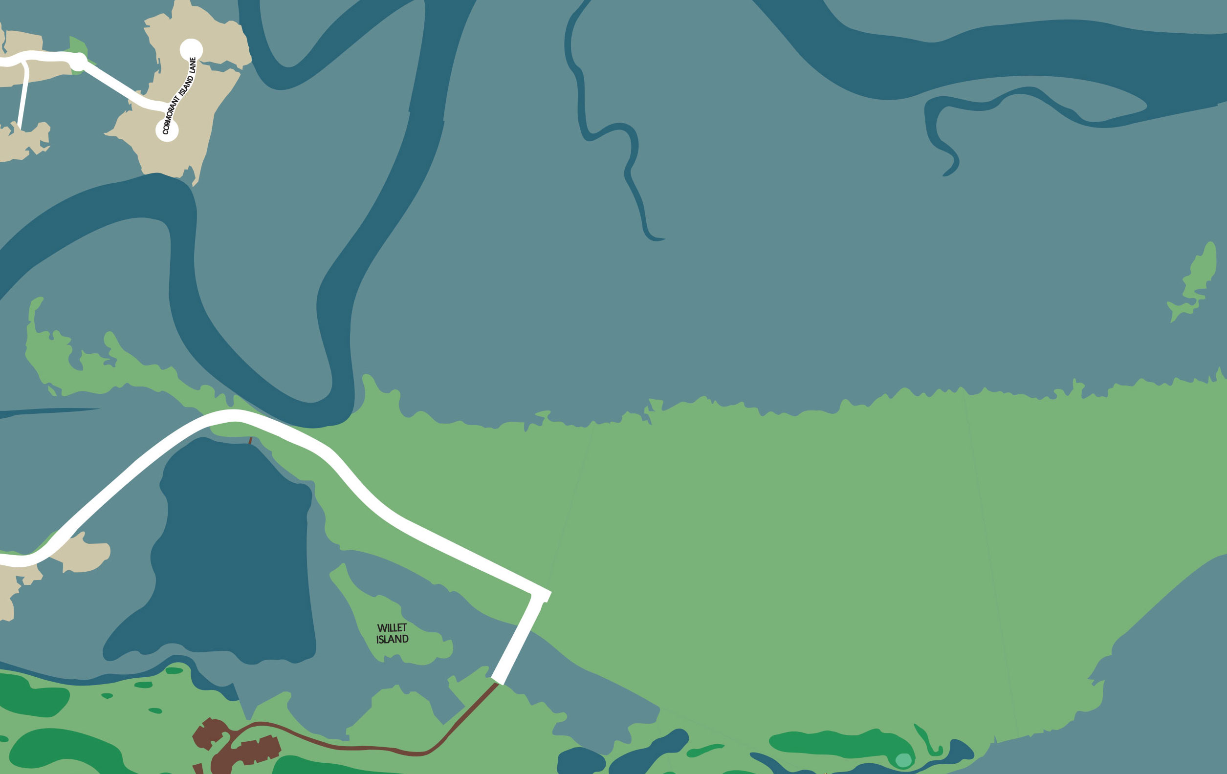 Kiawah beach access map