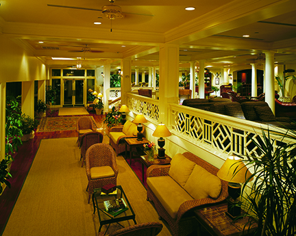 Lobby of the old Kiawah Island Inn