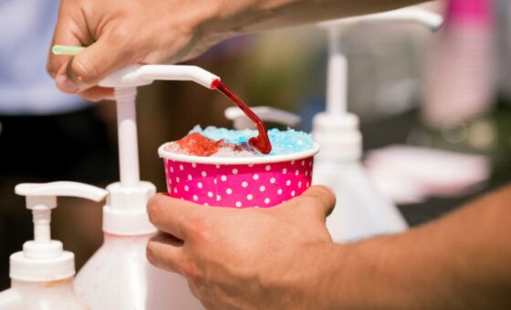 Snow cone making on kiawah island