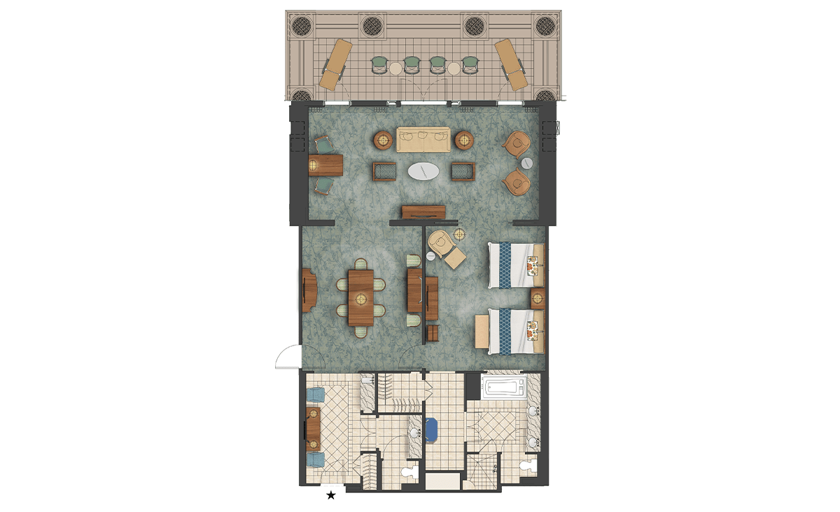 Charleston Suite Floor Plan