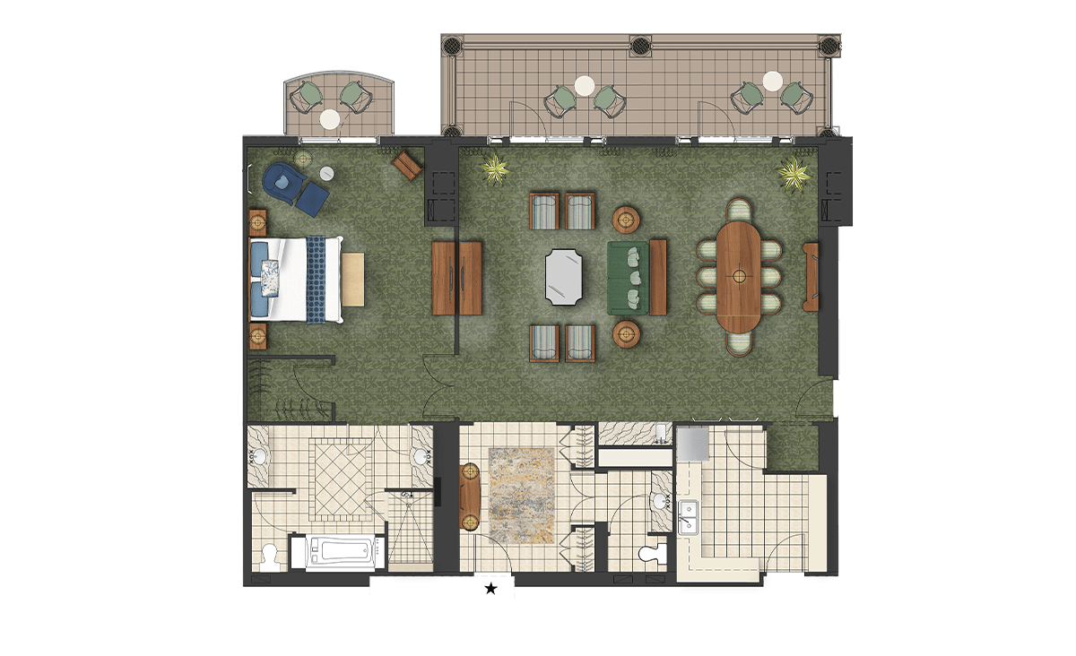 Sanctuary Governor's Suite Floor Plan