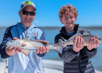 Father and Son Fishing