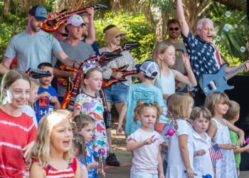 Kids at the Rick Hubbard Concert