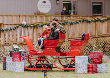 Family in Sleigh