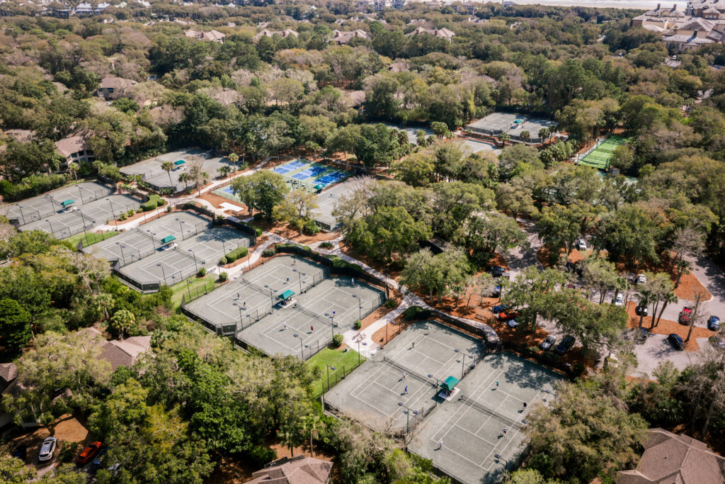 The Roy Barth Tennis Center at Kiawah Island Golf Resort hosts the annual Haygood Grady Tennis Memorial Tournament